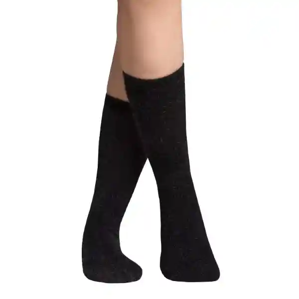 Calcetines Corto Angora Extra Suave Negro Caffarena