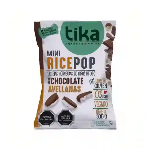 Tika Galleta Mini Rice Pop Sabor Chocolate Avellana