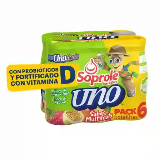 Soprole Pack Uno Multifruta