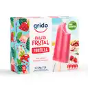 Paletas de Agua Frutales Pulpa Frutilla