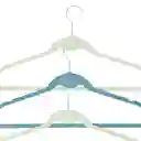 Set 6 Colgadores Básicos 44.5 x 3 x 24 cm Casaideas