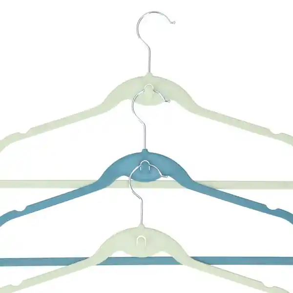 Set 6 Colgadores Básicos 44.5 x 3 x 24 cm Casaideas