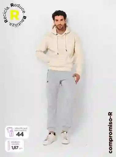 Pantalón Hombre Robert Lewis Buzo Jogger Talla M