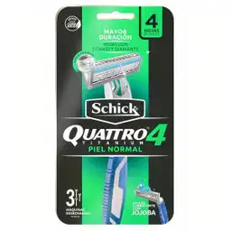 Schick Maquina De Afeitar Shick Quattro Titanium