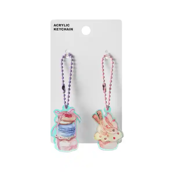 Llavero Clip Para Notas Dessert Series Miniso