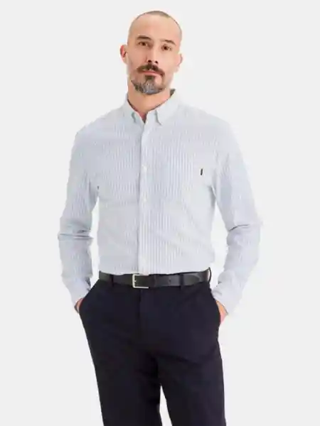 Dockers Camisa Manga Larga Azul Marino XL A31390064-V26