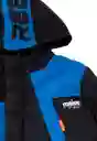 Abrigo Parka Junior Cosmic 356 Niño Azulino Talla 8 Años Ficcus