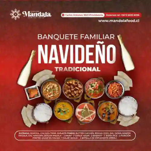 Banquete Familiar Navidad Tradicional