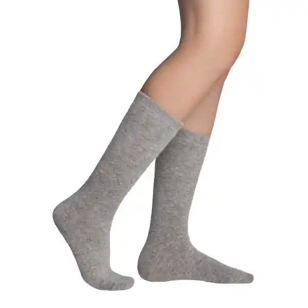 Calcetines Corto Angora Extra Suave Gris Caffarena