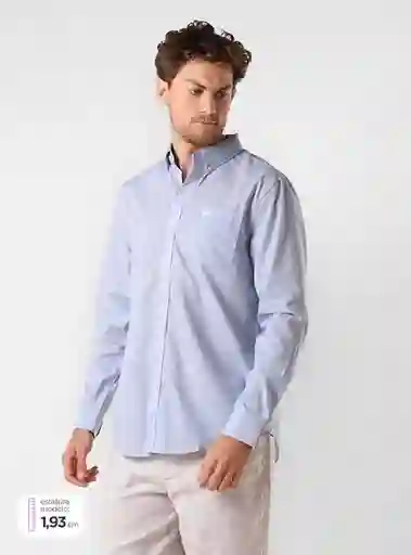 Dockers Camisa Manga Larga Celeste Talla M A4252-ST