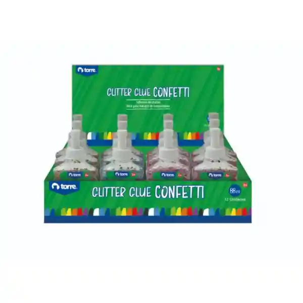 Torre Glitter Glue Confetti Pdq