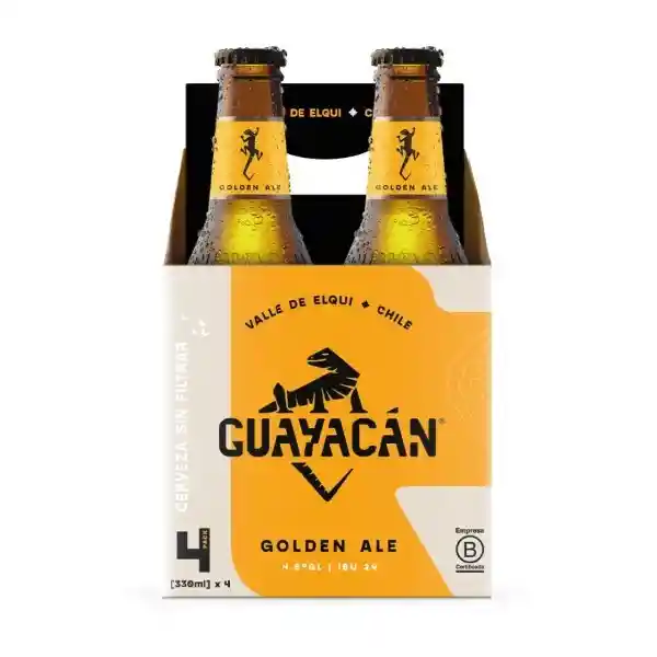 Guayacan Cerveza Golden Ale 4 x 350 cc