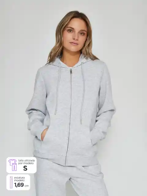 Index Polera Manga Larga Buzo Ess tt Gris L