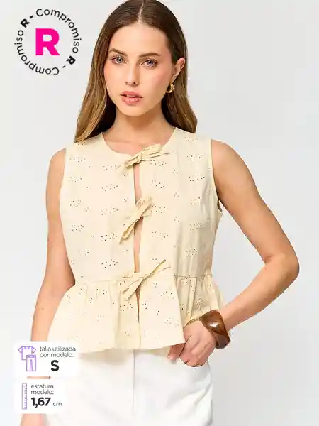 Index Blusa Sin Manga Ewi Color Vaini S S25