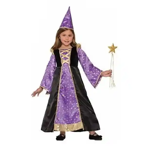 Disfraz Vestido Niña Mago