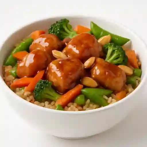 Pollo Chiten con Arroz Chaufan