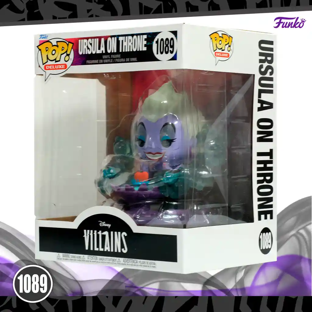 Funko Pop! Figura de Acción Disney Villains Ursula on Throne