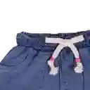 Short Bebé Niña Azul Pillín Talla 3 M