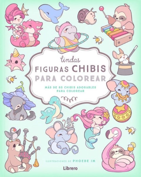Lindas Figuras Chibis Para Colorear - Librero - Rappi