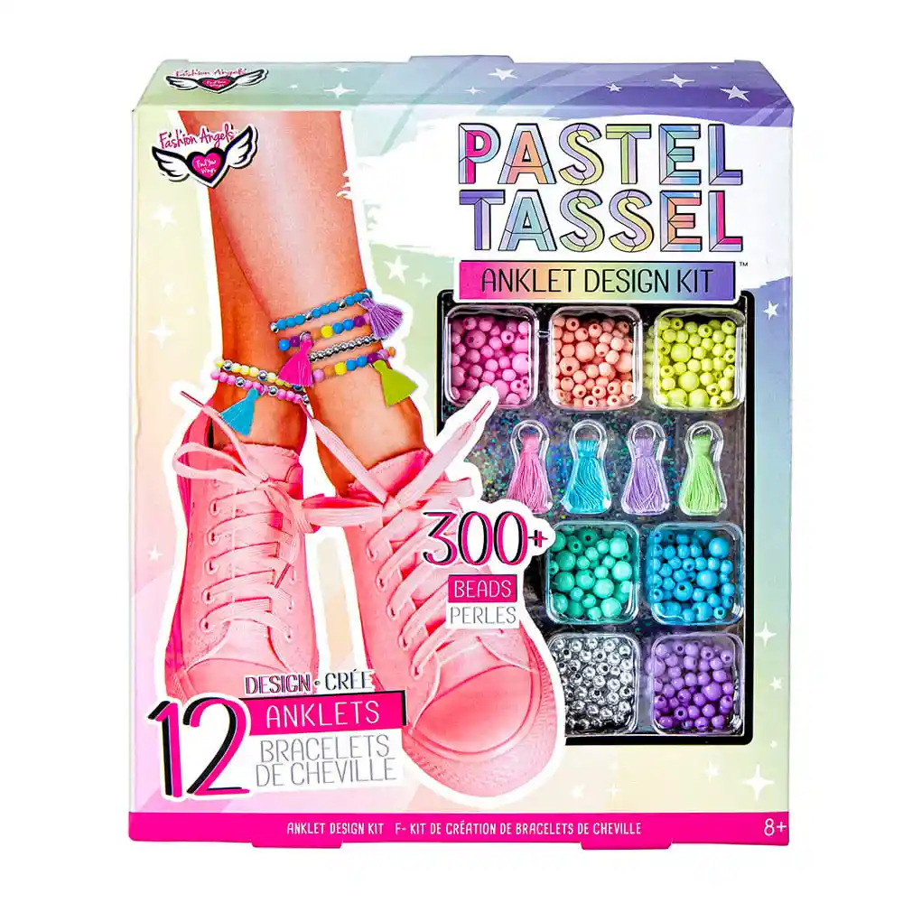 Fashion Angels Kit Diseño Brazalete P/tobillo Pastel Tassel