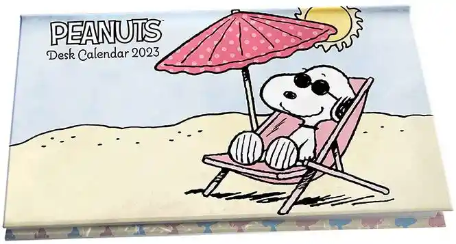 Calendario 2023 de Escritorio Snoopy