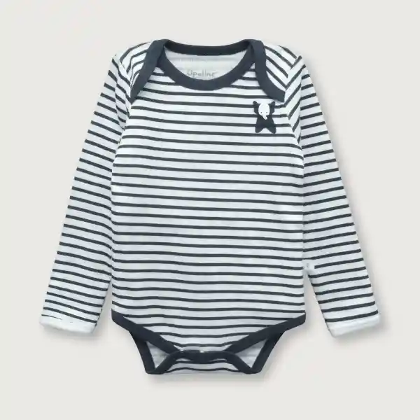 Pack Bodies Senciales de Bebé Niño Navy Talla 6M Opaline