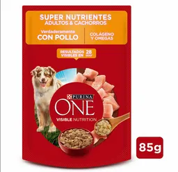 Purina Alimento Húmedo Perro One Super Nutrientes Sobre