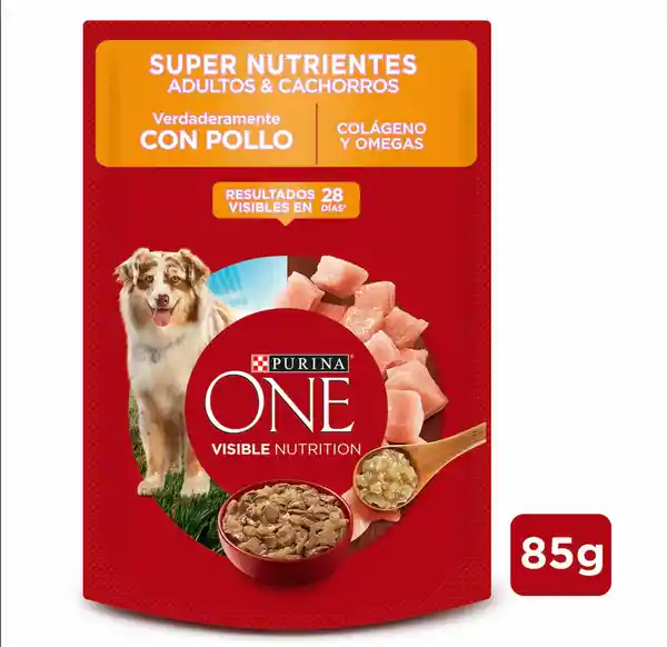 Purina Alimento Húmedo Perro One Super Nutrientes Sobre