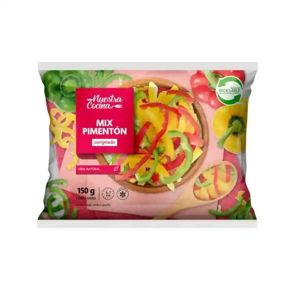 Nuestra Cocina Mix Pimentón Congelado