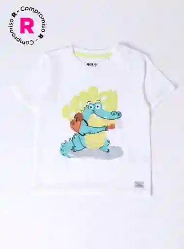 Baby Harvest Polera Manga Corta Blanco