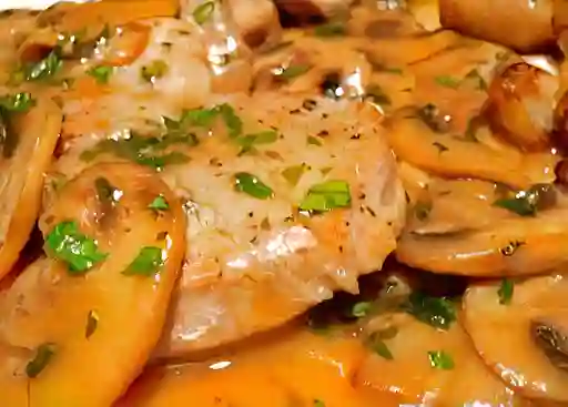 Chancho con Champinones