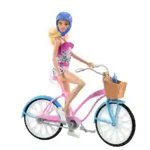 Barbie Muñeca Con Bicicleta