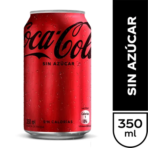 Coca-Cola Sin Azucar 350 mL