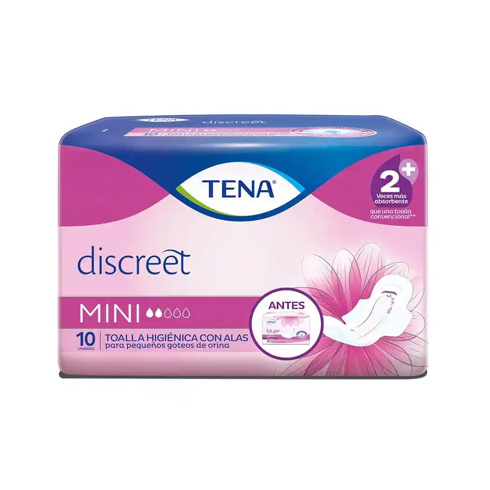 Tena Protector Diario Mujer Mini Con Ala