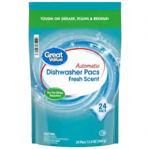 Great Value Detergente Capsulas