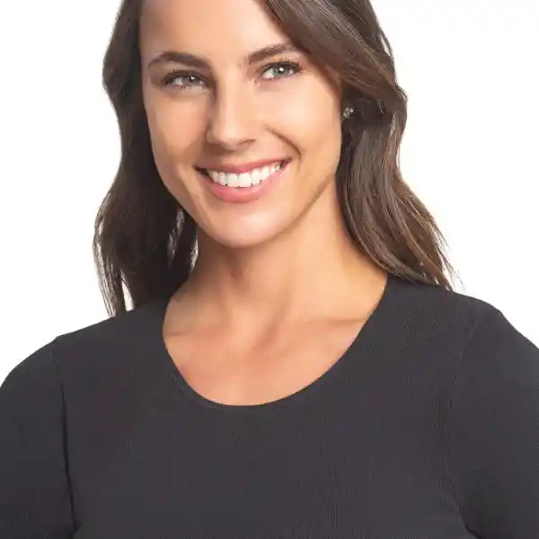 Polera Algodón Negro Talla S/M Caffarena