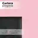 Billetera Corta Plegada Estilo Simplista Europeo Negro Miniso