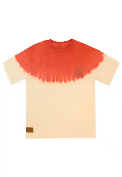 Polera Tie Dye Spirit jr Niño Naranjo Talla 08 - 351