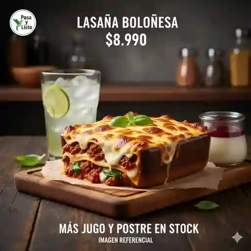 Lasaña boloñesa
