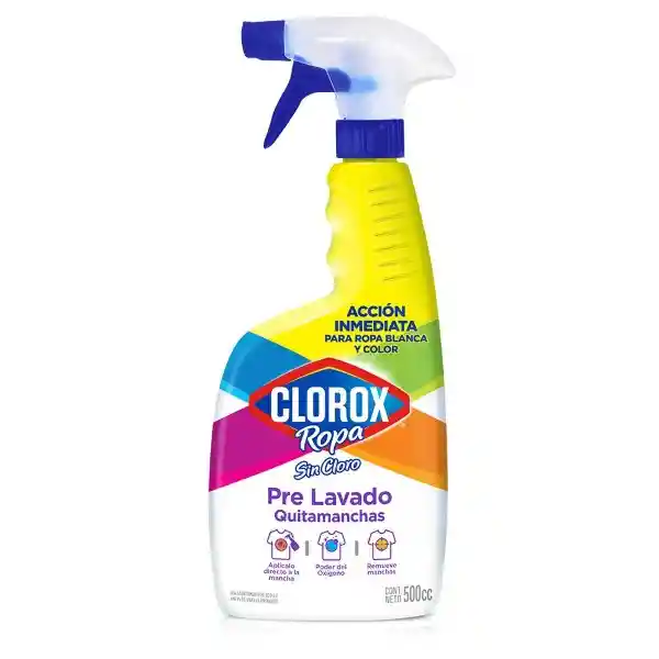 Clorox Ropa Pre Lavado Quitamanchas (Doypack) 400 ml