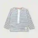 Polera Con Tapeta de Niño Blanco Talla 9M Opaline