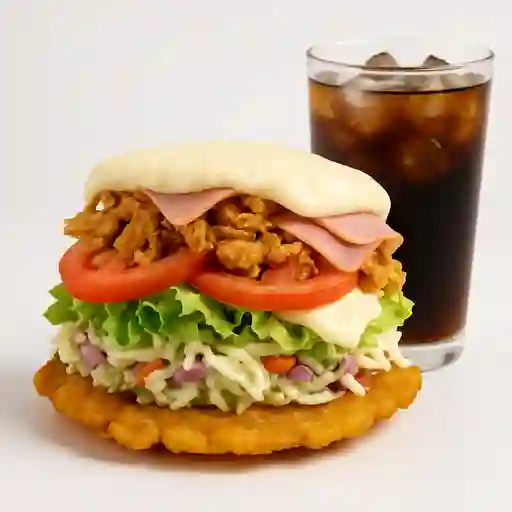 Patacón Sencillo Mas Bebida