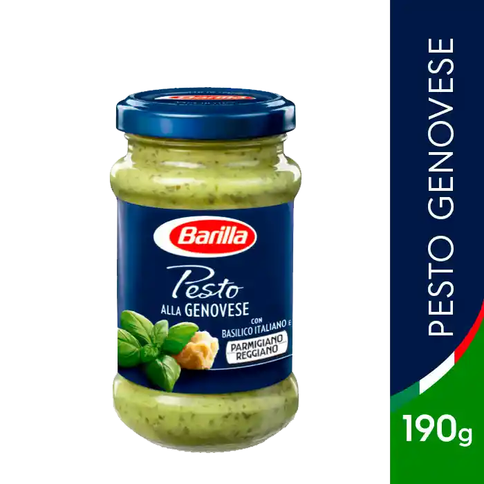 Barilla Salsa Pesto a la Genovesa con Basilico Italiano y Parmigiano Reggiano