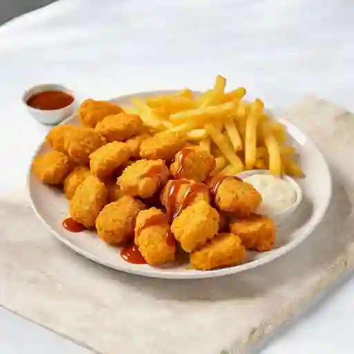 Nuggets X20 + Papas Fritas Pequena + 1 Salsa