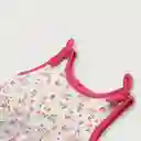 Vestido Moños Esencial Frutilla de Niña Talla 6M Opaline