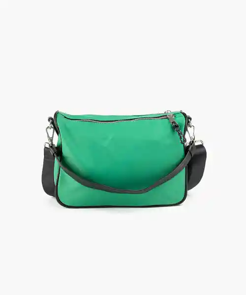 Lounge Cartera Nylon Cruzada Doble Strap Verde