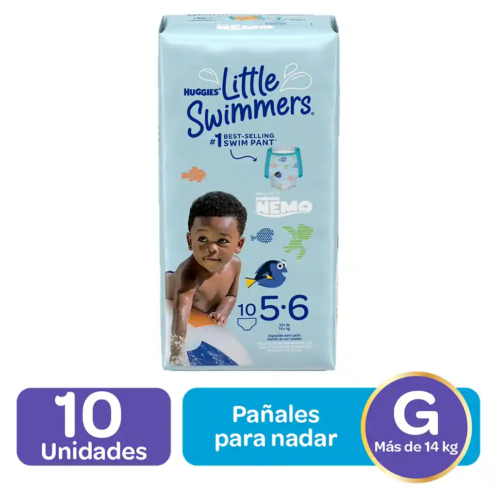 Little Swimmers - Pañal Para Piscina L 10un