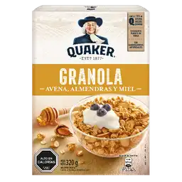 Quaker Granola de Avena Almendras y Miel