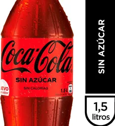 2 X Coca-Cola Sin Azucar Gaseosa 1.5L