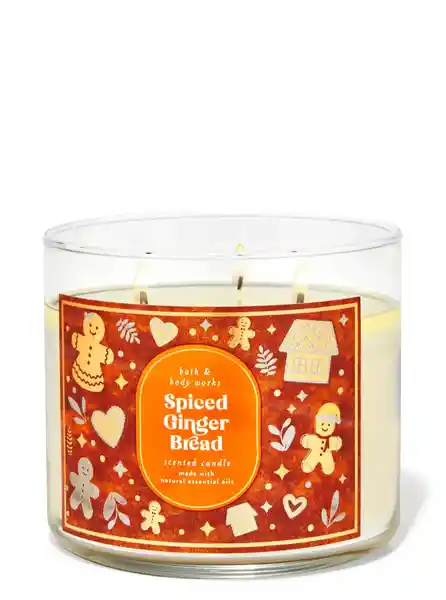 Bath & Body Vela Grande Spiced Gingerbread